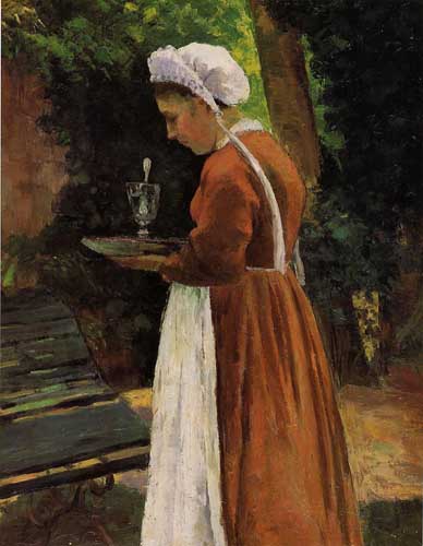 Painting Code#45832-Pissarro, Camille - The Maidservant