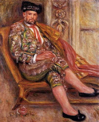 Painting Code#45868-Renoir, Pierre-Auguste - Ambroise Vollard Dressed as a Toreador
