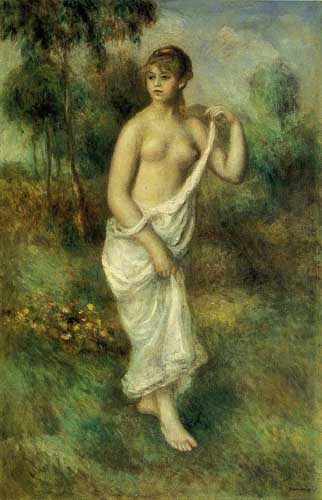 Painting Code#45875-Renoir, Pierre-Auguste - Bather 