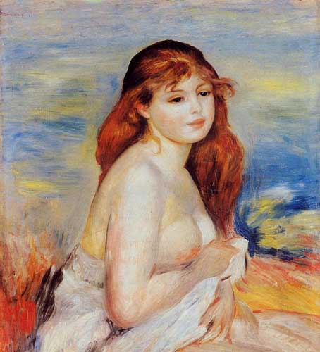 Painting Code#45876-Renoir, Pierre-Auguste - Bather 