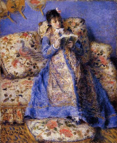 Painting Code#45882-Renoir, Pierre-Auguste - Camille Monet Reading