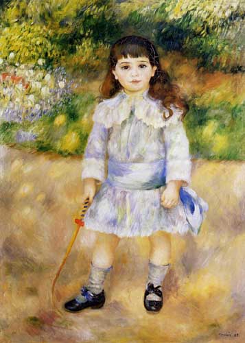 Painting Code#45887-Renoir, Pierre-Auguste - Child with a Whip