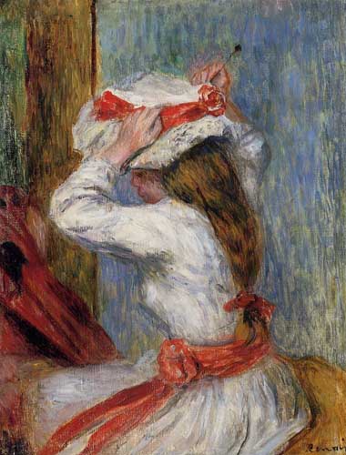 Painting Code#45890-Renoir, Pierre-Auguste - Child&#039;s Head