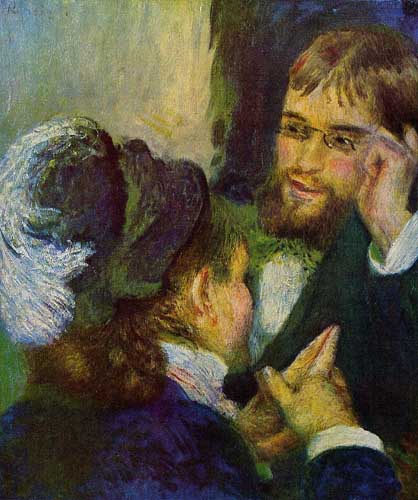 Painting Code#45895-Renoir, Pierre-Auguste - Conversation