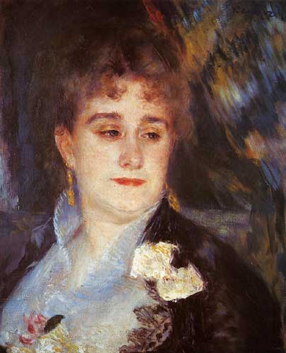 Painting Code#45898-Renoir, Pierre-Auguste - First Portrait of Madame Georges Charpeitier