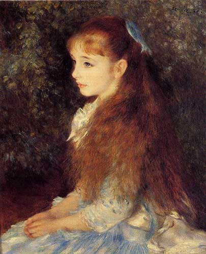 Painting Code#45917-Renoir, Pierre-Auguste - Irene Cahen d&#039;Anvers (A.K.A. Little Irene)