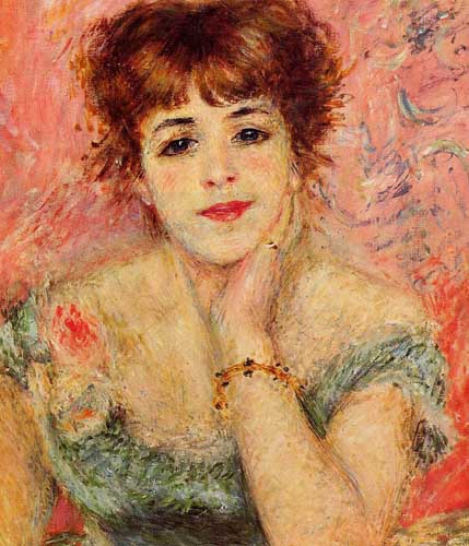 Painting Code#45921-Renoir, Pierre-Auguste - Jeanne Samary (A.K.A. La Reverie)