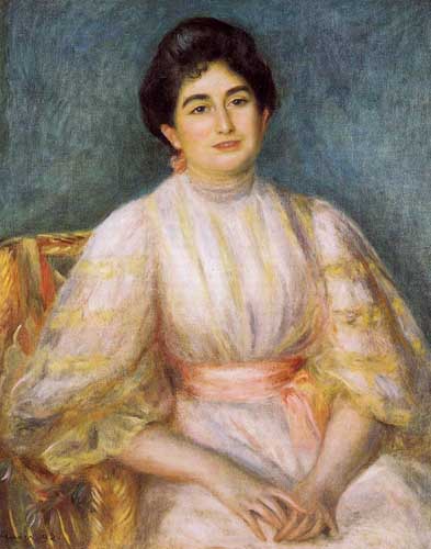 Painting Code#45939-Renoir, Pierre-Auguste - Madame Paul Gallimard nee. Lucie Duche