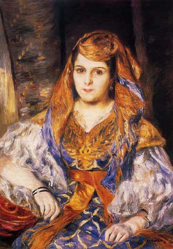 Painting Code#45941-Renoir, Pierre-Auguste - Madame Stora in Algerian Dress