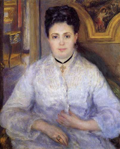 Painting Code#45944-Renoir, Pierre-Auguste - Madame Victor Chocquet
