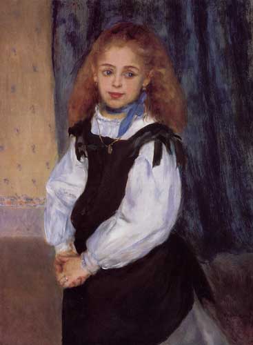Painting Code#45949-Renoir, Pierre-Auguste - Mademoiselle Legrand