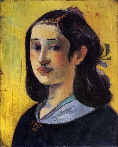 Painting Code#46050-Gauguin, Paul - Portrait of Aline Gauguin