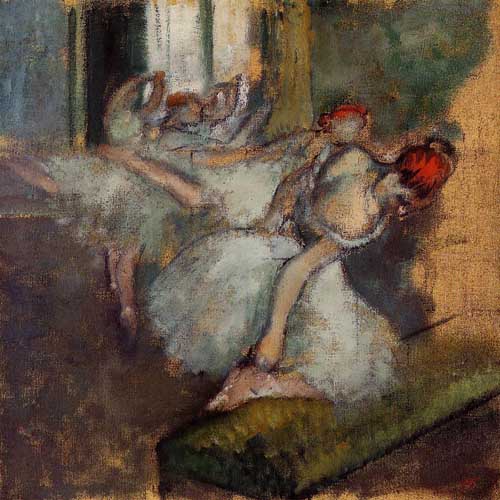 Painting Code#46085-Degas, Edgar - Ballet Dancers