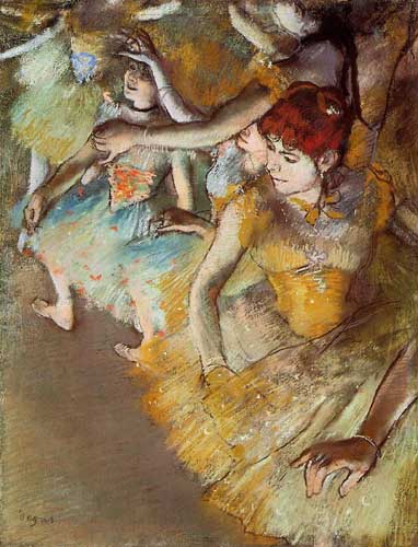 Painting Code#46086-Degas, Edgar - Ballet Dancers on the Stage