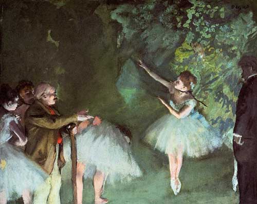Painting Code#46087-Degas, Edgar - Ballet Rehearsal