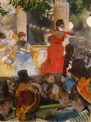 Painting Code#46091-Degas, Edgar - Caf