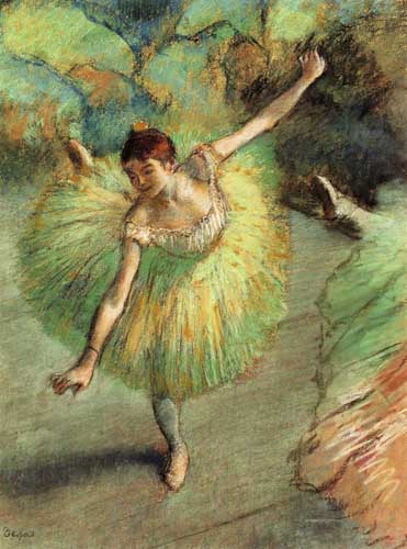 Painting Code#46104-Degas, Edgar - Dancer Tilting
