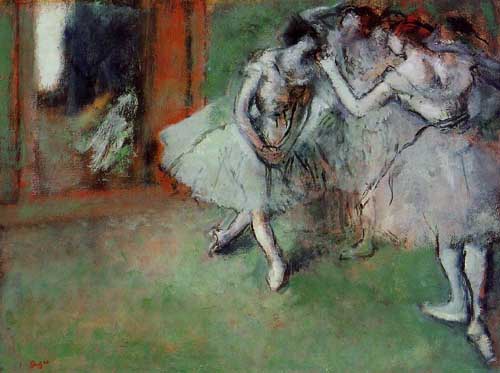 Painting Code#46119-Degas, Edgar - Group of Dancers