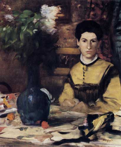 Painting Code#46124-Degas, Edgar - Madame de Rutte