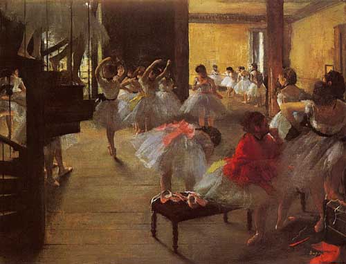 Painting Code#46144-Degas, Edgar - The Dance Class