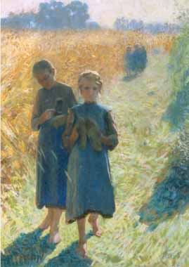 Painting Code#46185-Claus, Emile - The Sisters