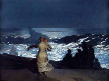 Painting Code#46255-Winslow Homer - Summer Night