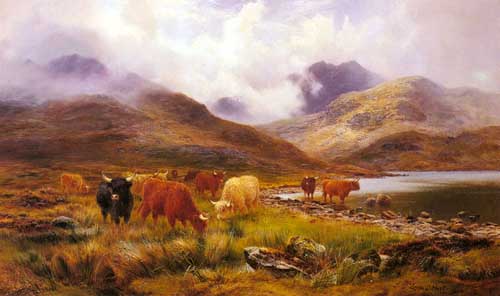 Painting Code#5135-Hurt, Louis Bosworth(UK): A Misty Day in the Highlands
