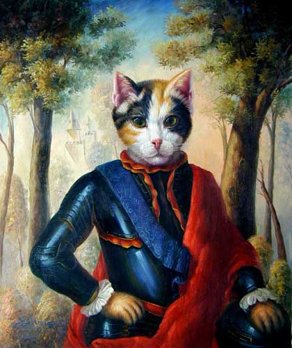 Painting Code#5234-Cat in Costume