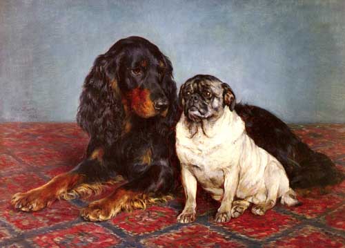 Painting Code#5239-Two Dogs
