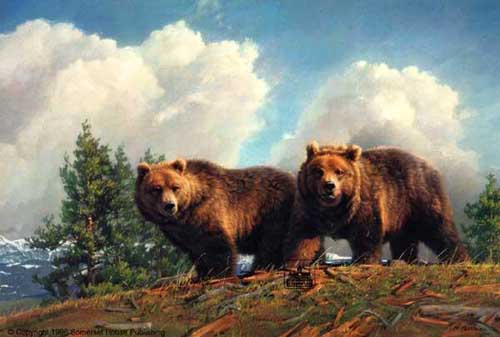 Painting Code#5339-Two Bears