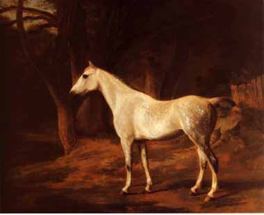 Painting Code#5351-Jacques-Laurent Agasse - Forest Dapple