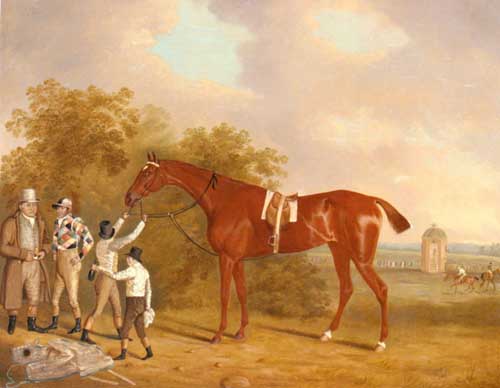 Painting Code#5421-Tomson, Clifton(UK): Mr. Watt&#039;s Altisidora, Winner of the 1813 St. Leger 
 
