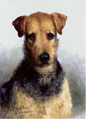 Painting Code#5433-Lilian Cheviot - Wire Fox Terrier