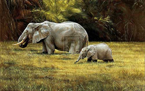 Painting Code#5523-Elephants