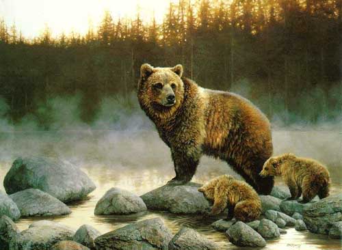 Painting Code#5538-Big Bear and Little Bears