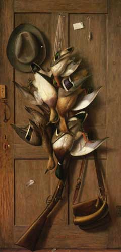 Painting Code#5730-Richard LaBarre Goodwin - Theodore Roosevelt&#039;s Cabin Door