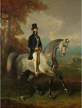 Painting Code#5786-Dedreux, Alfred(France) - Count Alfred de Montgomery