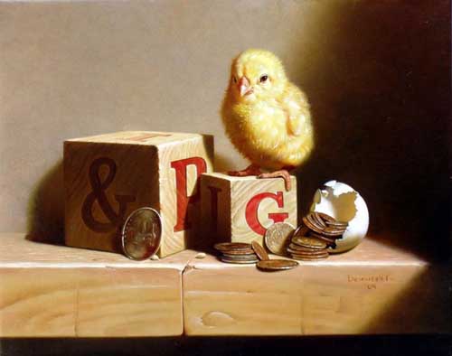 Painting Code#5842-Bekshev Kamil - Chicken Feed