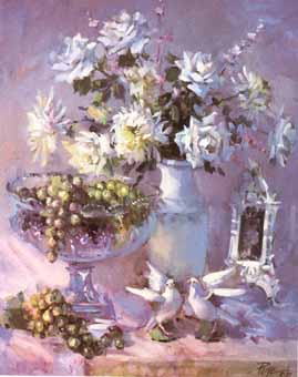 Painting Code#6164-Joyce Pike:Crystal Bowl