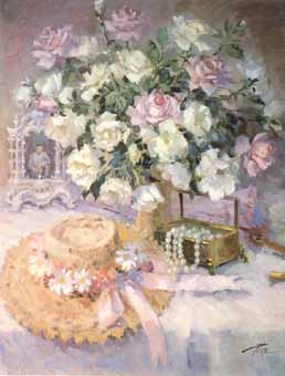 Painting Code#6172-Joyce Pike:Easter Bonnet