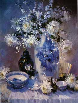 Painting Code#6180-Joyce Pike:Oriental Blue