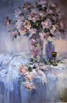 Painting Code#6182-Joyce Pike:Just Pink Roses