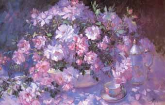 Painting Code#6183-Joyce Pike:Bell of Portugal Roses