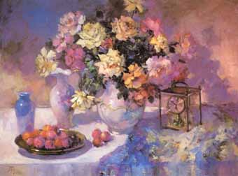 Painting Code#6186-Joyce Pike:Mixed Roses