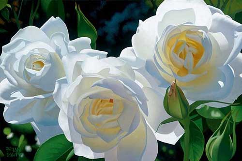 Painting Code#6199-Brian Davis - Sunny Afternoon Roses