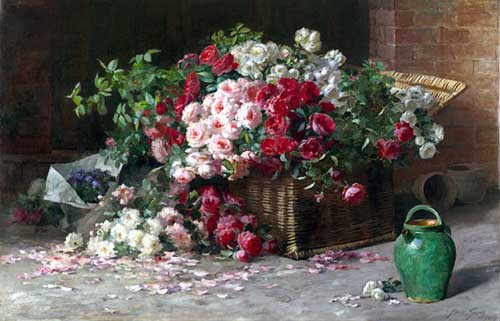 Painting Code#6260-Graves, Abbott Fuller(USA): Still Life with Roses