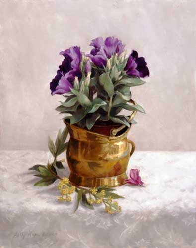 Painting Code#6342-Holly Hope Banks: Lisianthus 