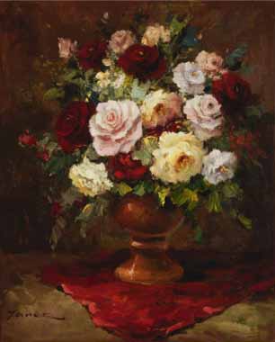 Painting Code#6364-Classical Flower Arrangement