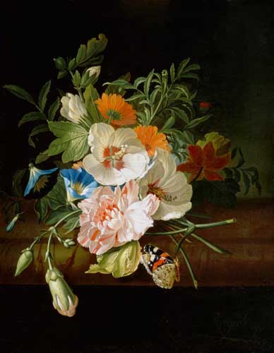 Painting Code#6368-Rachel Ruysch - Floral Still Life