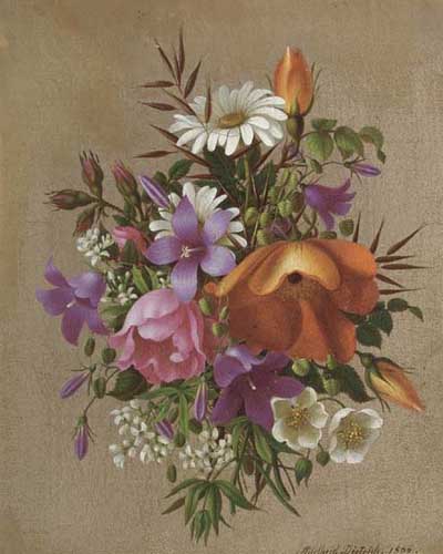 Painting Code#6373-Adelheid Dietrich - A Summer Bouquet